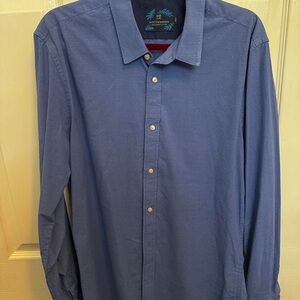 Scotch & Soda Blue Casual Button Down Shirt